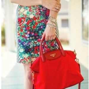 Anthropologie Meadow Spring Pencil Skirt Sz 6